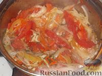 Фото приготовления рецепта: Салат с капустой - шаг №10