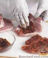 Фото приготовления рецепта: Свиные котлеты на кости по-бразильски - шаг №1