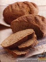 Фото к рецепту: Ржаной хлеб с семенами льна