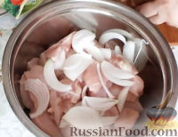 Фото приготовления рецепта: Маринованная куриная грудка, запеченная в духовке - шаг №3
