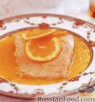 Фото к рецепту: Лосось с апельсиновым соусом