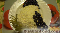 Фото приготовления рецепта: Салат "Снегирь на ветке" - шаг №8