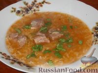 Фото к рецепту: Суп харчо по-грузински