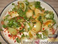 Фото приготовления рецепта: Зеленые помидоры по-армянски - шаг №6