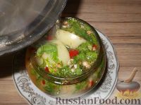 Фото приготовления рецепта: Зеленые помидоры по-армянски - шаг №9