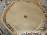 Фото приготовления рецепта: Творожно-яблочные ленивые пирожки (на сковороде) - шаг №15