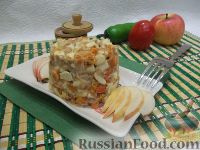 Фото к рецепту: Праздничный салат с тунцом