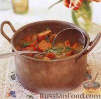Фото к рецепту: Гороховый суп с мясом и колбасой