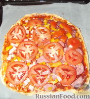 Фото приготовления рецепта: Пицца "Быстринка" - шаг №6