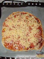 Фото приготовления рецепта: Пицца "Быстринка" - шаг №7