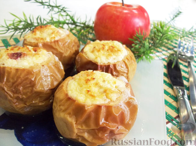 Пирог с творогом и яблоками нежность - пошаговый рецепт с фото
