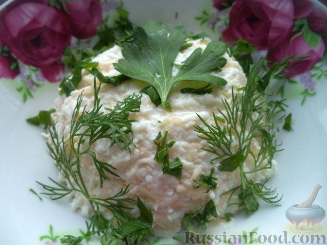 Салат из белой редьки с морковкой и зелёным горошком — рецепт с фото пошагово