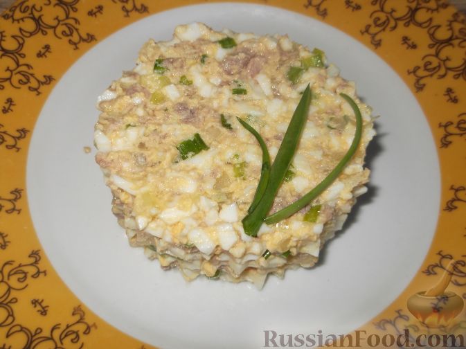 Салат из печени трески с яйцами — рецепты | Дзен