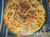 Фото приготовления рецепта: Пироги "а-ля осетинские" с тыквой - шаг №11