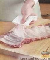 Фото приготовления рецепта: Свиные ребрышки под соусом барбекю - шаг №2