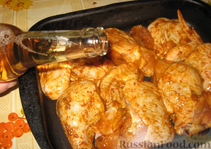 Пьяная курица рецепт – Основные блюда. «Еда»