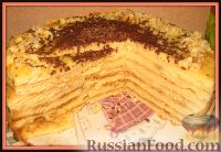 Фото к рецепту: Тортик "Наполеон"
