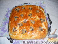 Фото к рецепту: Пирог с грибами
