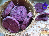 Фото к рецепту: Черносмородиновое печенье