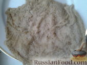 Фото приготовления рецепта: Оладьи на кефире, с грушей (без сахара) - шаг №12