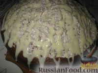 Фото приготовления рецепта: Пирог дрожжевой с вишнями или черешнями - шаг №13