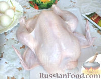 Фото приготовления рецепта: Курица, запеченная под чесночно-горчичным соусом - шаг №1