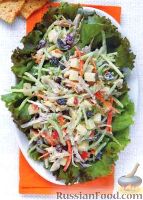 Фото к рецепту: Куриный салат с овощами