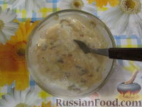 Фото приготовления рецепта: Оладушки из печени с тыквой - шаг №6
