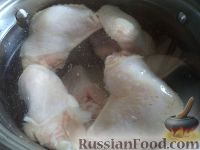 Фото приготовления рецепта: Суп куриный с клецками (по-деревенски) - шаг №1