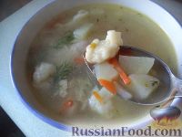 Фото приготовления рецепта: Суп куриный с клецками (по-деревенски) - шаг №12