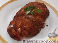 Фото приготовления рецепта: Котлеты куриные по-киевски - шаг №10