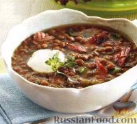 Фото к рецепту: Суп с чечевицей и индейкой (в медленноварке)