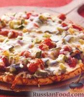 Фото к рецепту: Пицца с жареными овощами