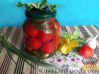 Фото к рецепту: Малосольные помидоры