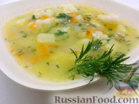 Фото к рецепту: Суп картофельный с клецками
