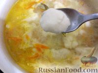 Фото приготовления рецепта: Суп картофельный с клецками - шаг №10