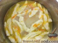 Фото приготовления рецепта: Суп картофельный с украинскими галушками - шаг №12