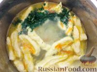 Фото приготовления рецепта: Суп картофельный с украинскими галушками - шаг №14