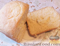 Фото к рецепту: Хлеб со сметаной и сгущенным молоком