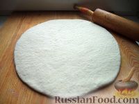 Фото к рецепту: Дрожжевое тесто для пиццы Способ I