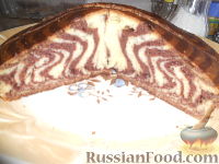 Фото приготовления рецепта: Пирог "Любимая Зеброчка" - шаг №3