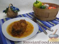 Фото к рецепту: Толстолобик, тушенный в томатном соусе