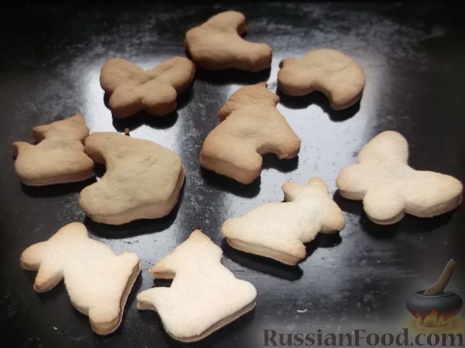 Печенье песочное в форме фигурок пошаговый рецепт с фото