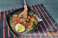 Фото к рецепту: Азиатский суп с ягнятиной