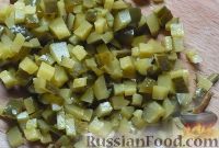 Фото приготовления рецепта: Салат из картофеля и кальмаров - шаг №6