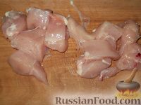 Фото приготовления рецепта: Картофельно-куриные оладьи - шаг №3