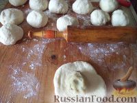 Фото приготовления рецепта: Постные печеные пирожки с картофелем и грибами - шаг №10