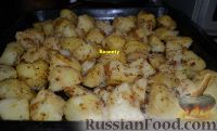 Фото к рецепту: Запеченный картофель по-польски