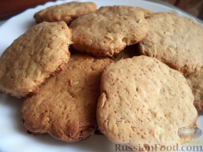Овсяное печенье с изюмом и орехами – простой и вкусный рецепт с фото (пошагово)