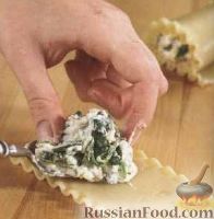 Фото приготовления рецепта: Лазанья с сыром, грибами и шпинатом - шаг №1